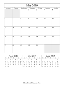 2019 calendar may vertical layout