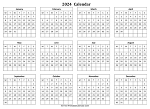 2024 landscape calendar