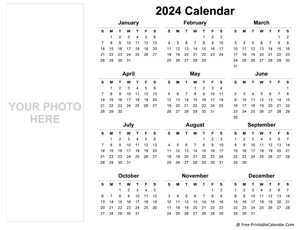 2024 yearly photo calendar
