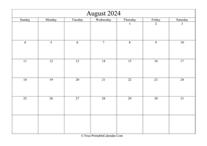 august 2024 calendar printable holidays