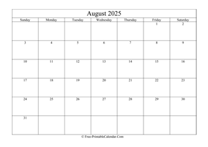 august 2025 calendar printable holidays