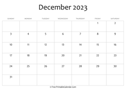 editable 2023 december calendar