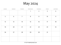 calendar may 2024 editable