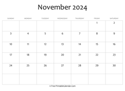 editable 2024 november calendar