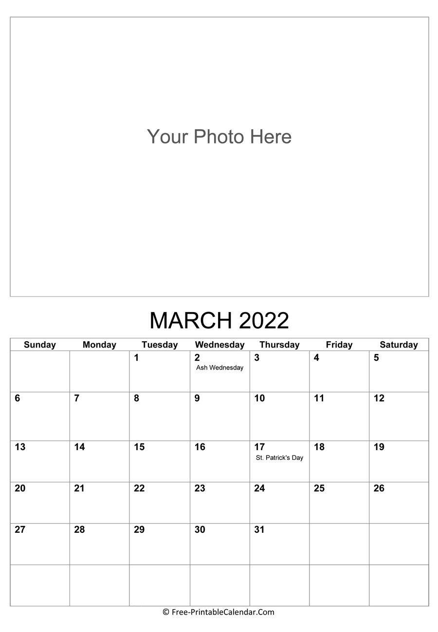 2022 Photo Calendar Templates