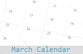 march 2027 calendar templates
