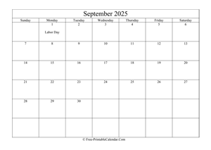 september 2025 calendar printable holidays